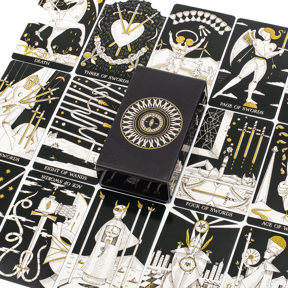 Tarot Cards Deck With Guidebook - Cartes de Tarot d'âme symbolique, 78
