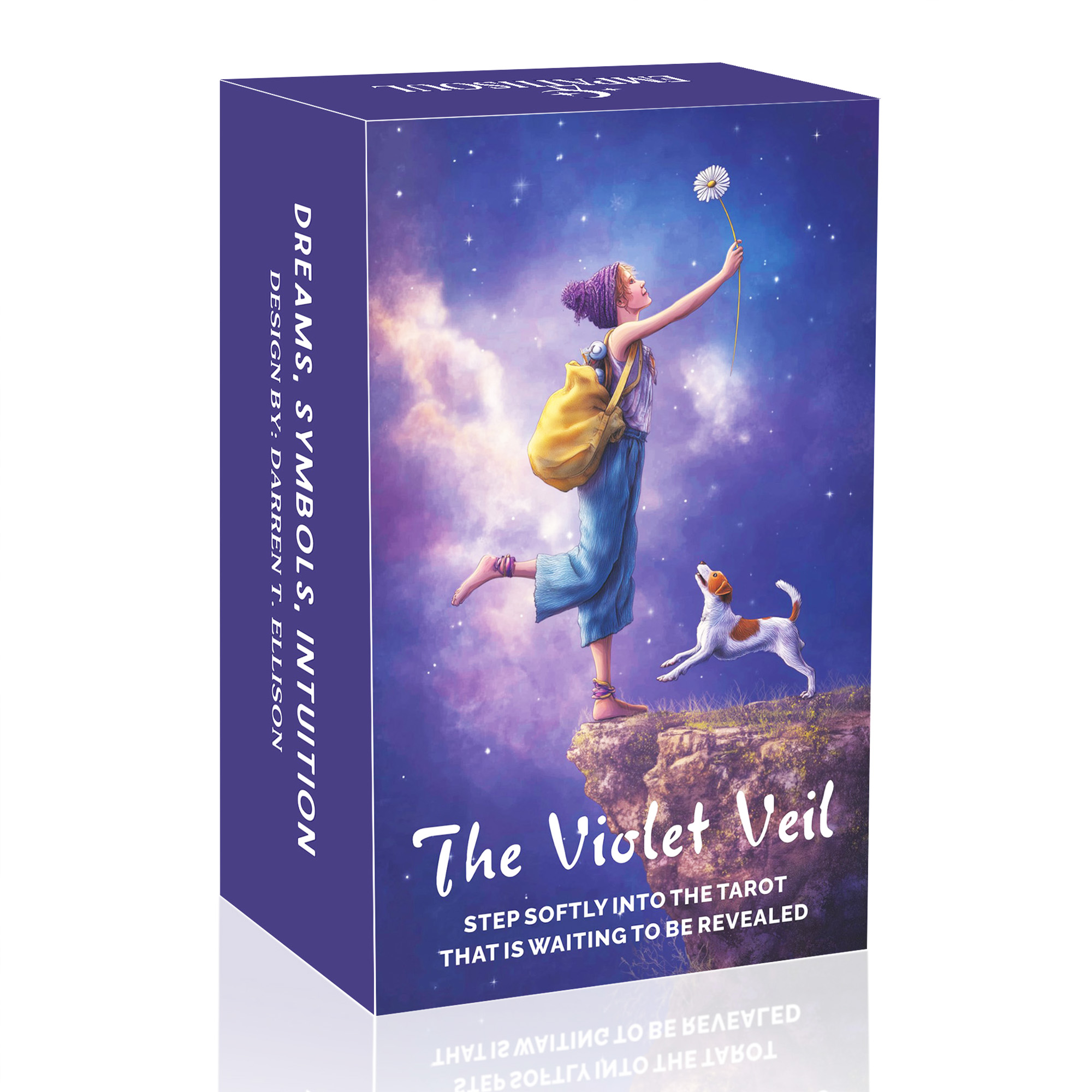 Tarot Cards Deck With Guidebook - Ensemble de tarot The Violet Veil,