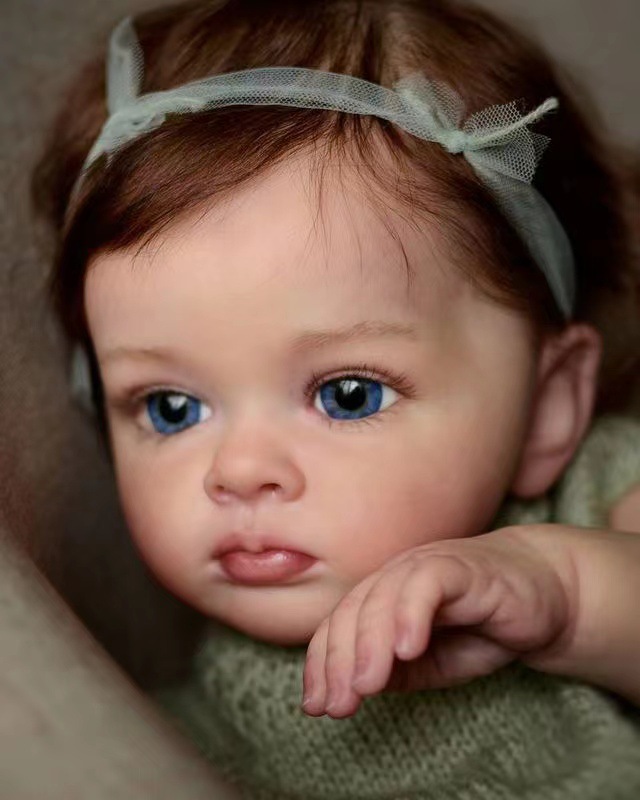 Reborn Baby Doll Silicone Realistic - Adorable poupée reborn réaliste en silicone