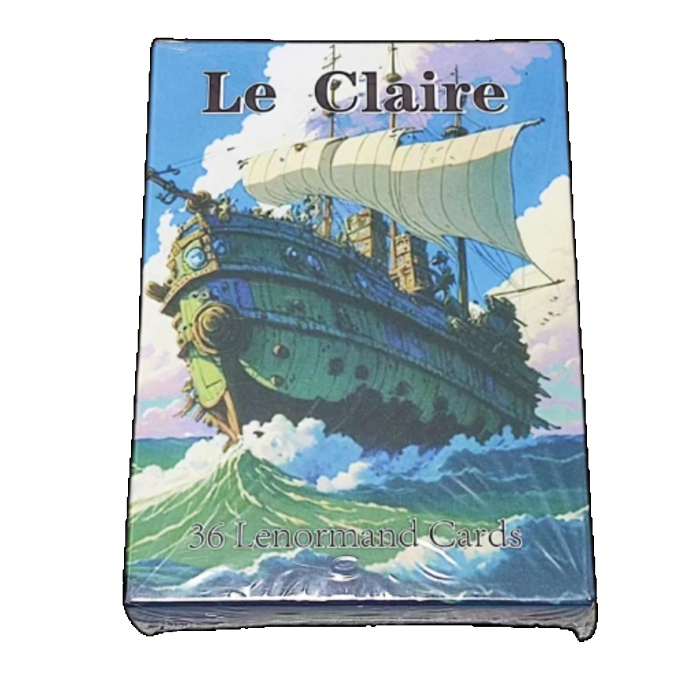 10,4 * 7,3 cm Le Claire Lenorm - Tarot Cards Deck With Guidebook avis et prix