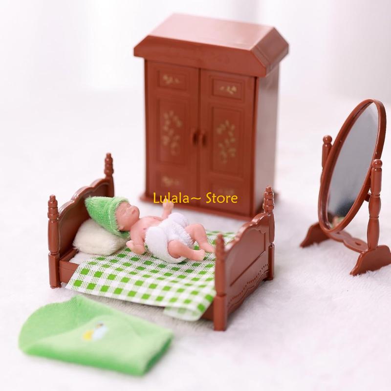 Y4qa 3inch Miniature Baby Doll - Reborn Baby Doll Silicone Realistic avis et prix