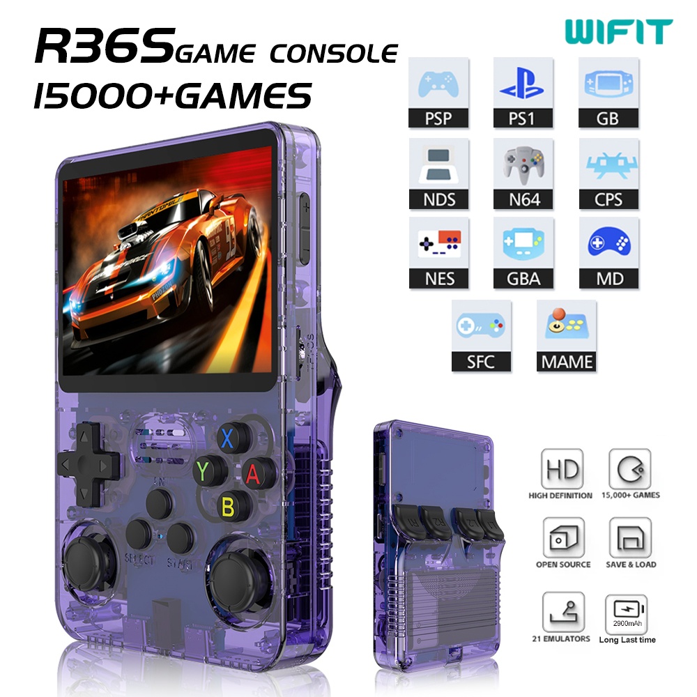 Console de jeu portable R36s,  - Retro Handheld Game Console R36S avis et prix