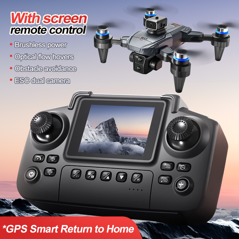 Drone GPS RC avec écran 4K pro - Fpv Brushless Rc Drone 4K avis et prix