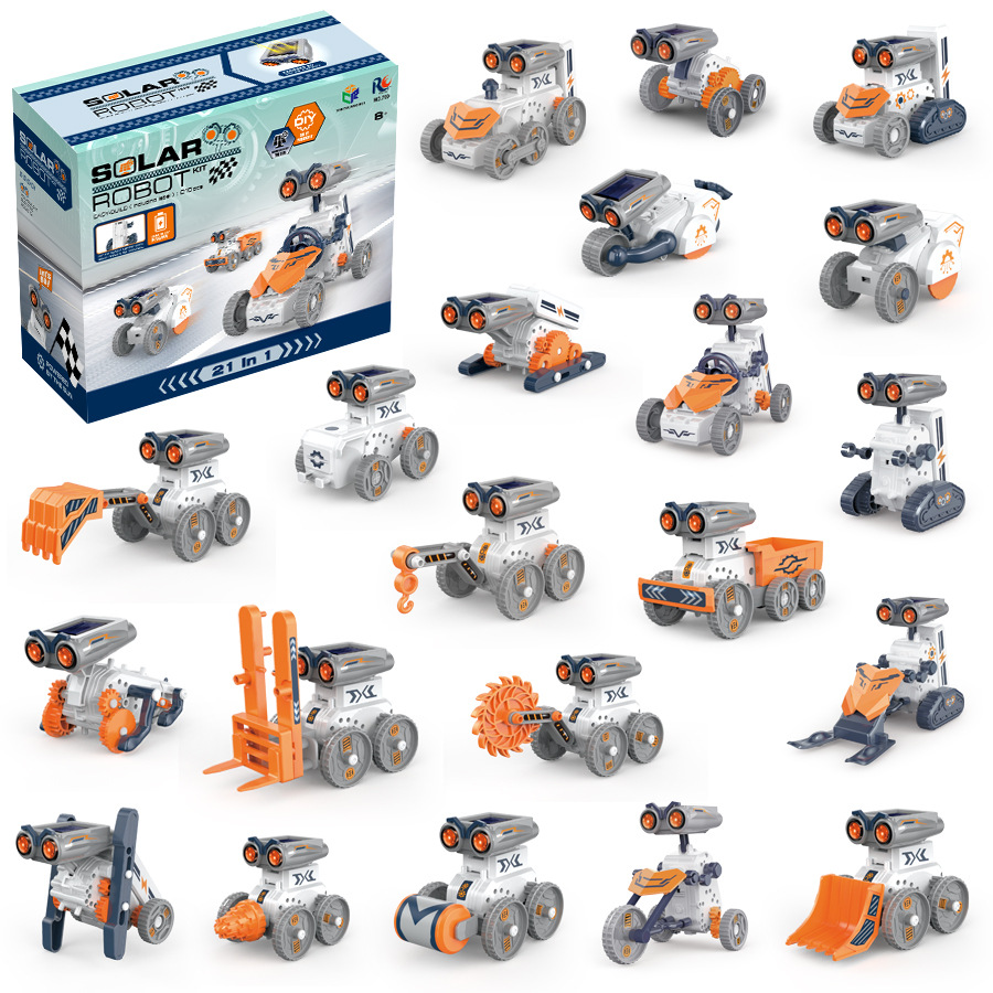 Kit de Robot solaire 21 en 1,  - Stem Solar Robot Kit For Kids avis et prix