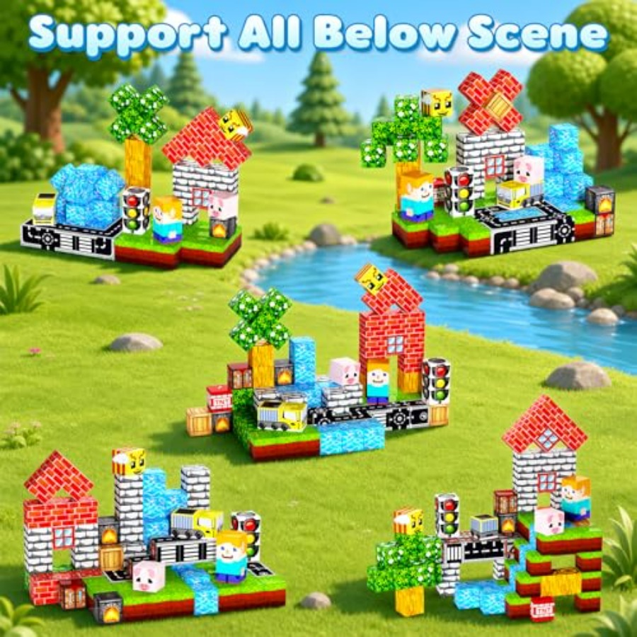 100 blocs magnétiques, ensembl - Magnetic Building Tiles Set 100Pcs avis et prix