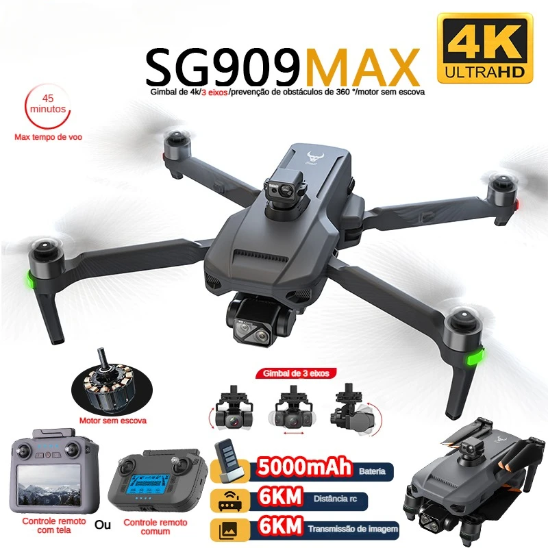 ZLL SG909 SG909MAX Drone profe - Fpv Brushless Rc Drone 4K avis et prix